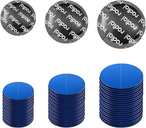 60 PCS Tire Repair Patch, 32mm 42mm 58mm Round Natural Rubber Tyre Patches Kit, Heavy Duty Tyre Puncture Cold Patches Auto Tire Repair Tool for Car Truck Bike Motorcycle in Saudi Arabia