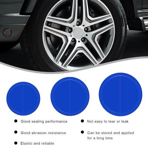 60 PCS Tire Repair Patch, 32mm 42mm 58mm Round Natural Rubber Tyre Patches Kit, Heavy Duty Tyre Puncture Cold Patches Auto Tire Repair Tool for Car Truck Bike Motorcycle in Saudi Arabia