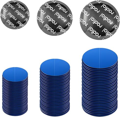 60 PCS Tire Repair Patch, 32mm 42mm 58mm Round Natural Rubber Tyre Patches Kit, Heavy Duty Tyre Puncture Cold Patches Auto Tire Repair Tool for Car Truck Bike Motorcycle in Saudi Arabia