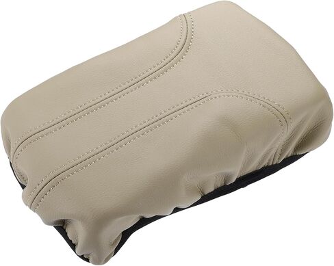 Car Center Console Seat Armrest Cover Interior Protective Lid Storage Covers Trim for Nissan Rogue 2014-2020 Beige in Kuwait