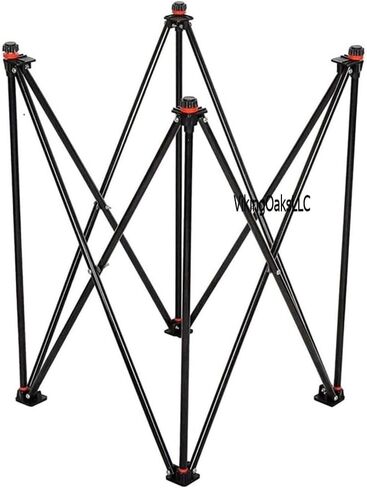 Professional Carrom Board Stand, Adjustable Metal Folding Design, Four-Fold Compact Storage, Indoor Game Accessory in Saudi Arabia