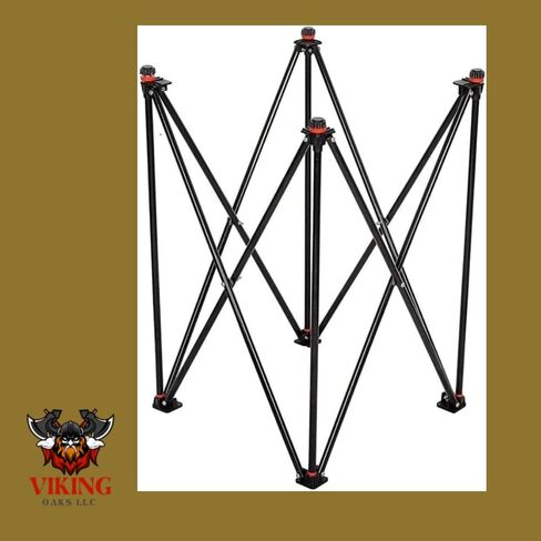 Professional Carrom Board Stand, Adjustable Metal Folding Design, Four-Fold Compact Storage, Indoor Game Accessory in Saudi Arabia