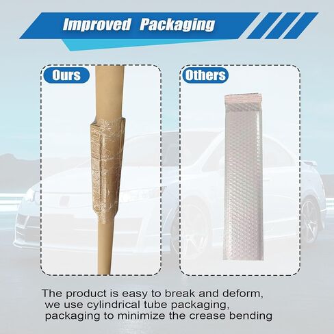 XQSMWF Pair L&R Molding Drip Side Set Fit for Honda Civic 1.3L 1.8L 2.0L 2006-2011 73168-SNA-013 73158-SNA-013 Windshield Roof Molding Trim Set in Kuwait