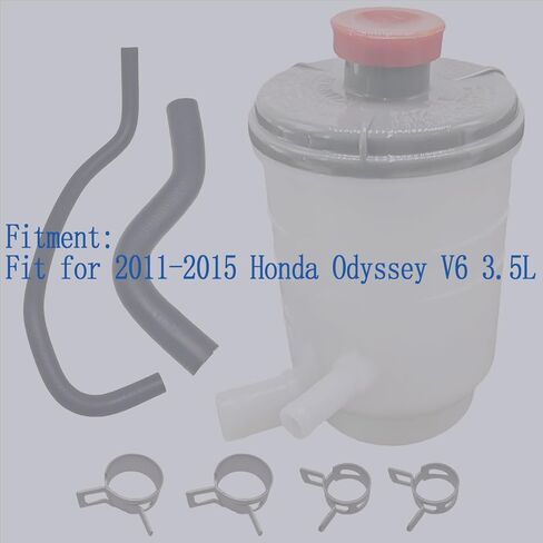 Power Steering Reservoir Tank with Suction & Return Hose & Clamps Set Fit for 2011-2015 Honda Odyssey V6 3.5L, Replace 53701TK8A01 53701-TK8-A01 in Saudi Arabia