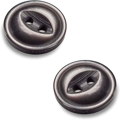 100 Pcs Grey Fish Eye Buttons 0.50 inch Sewing Buttons 2 Hole Smoke Grey Round Plastic Replacement Bulk Supplies Ideal for Clothes Jeans Blouse Shirt Dress Skirt Shorts Decorative DIY Arts Crafts in Kuwait