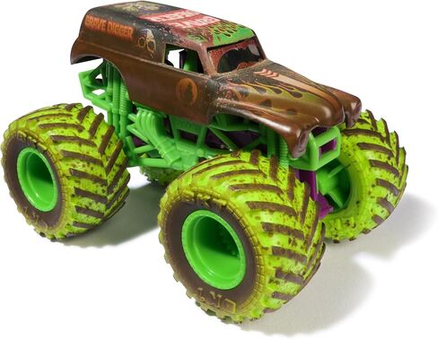 Monster Jam Mud Blasters, Grave Digger Color Change Monster Jam Truck, 1:64 Die Cast Vehicle, Kids Toys for Boys and Girls 3+ in Kuwait