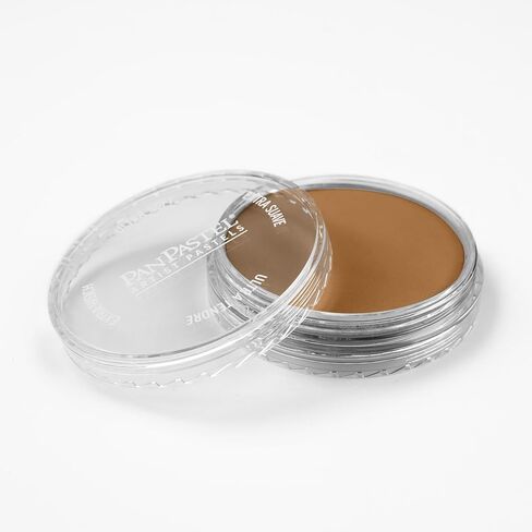 PanPastel Artist Pastels by GOLDEN, Raw Sienna Shade, 2.44" / 62mm Pan Diameter, Professional Artist Pastels, Unique Pan Format (cake-like) in Kuwait