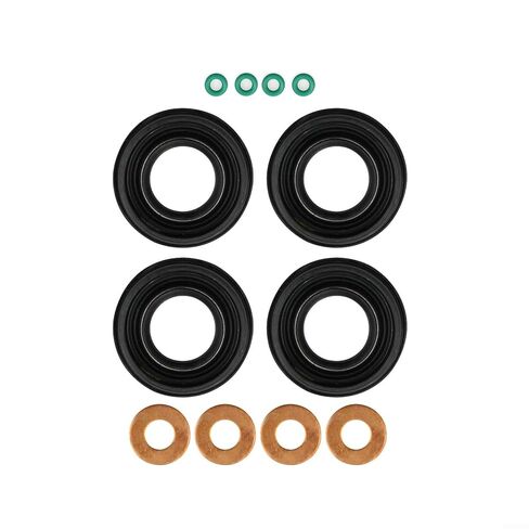 12pc Fuel Injector Seal Washer O-ring Set 6c1q-6k780-ab for Ford 2.2 2.4 3.2 2006 Direct Replacement Kit in Saudi Arabia