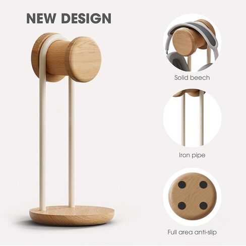 Fenge Acrylic Monitor Stand Riser 42.5 Inches Desk Shelf, 11.3" Headphone Stand for Desk in Saudi Arabia