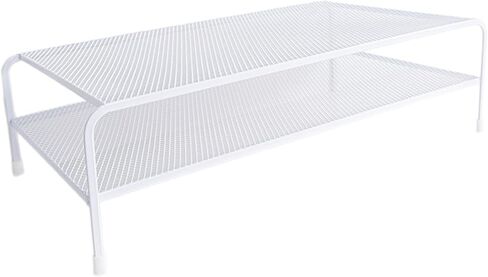 Monitor Stand Riser Multiuse Computer Heightening Stand Iron Desktop Oraganizer Shelf Monitor Rack for Desk Apartments Laptop, Single Layer in Saudi Arabia