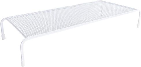 Monitor Stand Riser Multiuse Computer Heightening Stand Iron Desktop Oraganizer Shelf Monitor Rack for Desk Apartments Laptop, Single Layer in Saudi Arabia