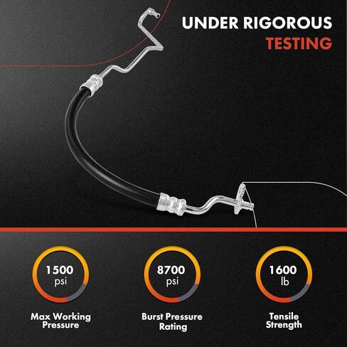 A-Premium Power Steering Pressure Hose Line Assembly Compatible with Nissan Altima 2013-2018, 3.5L, Pump to Rack/Gear in Kuwait