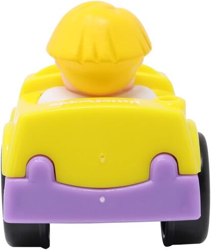 Fisher-Price Replacement Part Little People Wheelies Loops 'n Swoops Amusement Park Playset Y8854 - Replacement Yellow and Purple Car with Eddie Figure in Kuwait