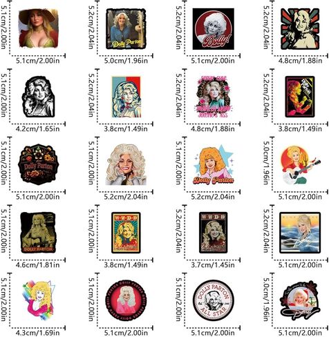 60pcs Female Singer Sticker, Cute Cartoon Vinyl Waterproof Stickers for Water Bottle,Skateboard,Laptop,Phone,Journaling,Scrapbooking Decals for Party Supply Decor in Saudi Arabia