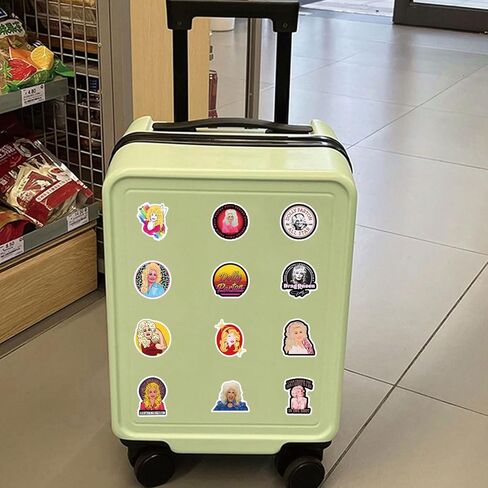 60pcs Female Singer Sticker, Cute Cartoon Vinyl Waterproof Stickers for Water Bottle,Skateboard,Laptop,Phone,Journaling,Scrapbooking Decals for Party Supply Decor in Saudi Arabia