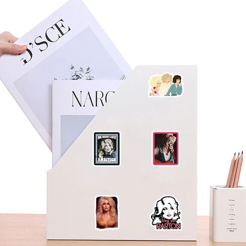 60pcs Female Singer Sticker, Cute Cartoon Vinyl Waterproof Stickers for Water Bottle,Skateboard,Laptop,Phone,Journaling,Scrapbooking Decals for Party Supply Decor in Saudi Arabia