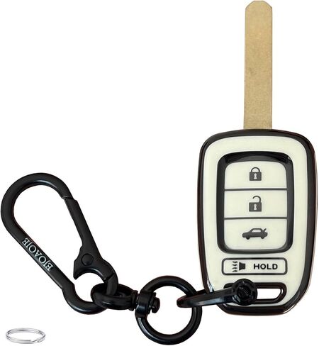 Smart Key Protective Shell for Honda Key Fob Cover with Keychain Fits for Honda Accord CR-V SE CRV LX HR-V Remote Key Vehicle Accessories in Saudi Arabia