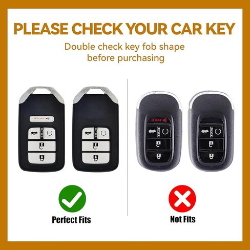 غطاء مفتاح Fob مع سلسلة مفاتيح Diamond Bling للنساء، حامل مفاتيح السيارة متوافق مع Honda 2016 2017 2018 2019 2020 2021 إلخ، حافظة مفاتيح TPU وسلسلة مفاتيح قلب أنيقة (فضي، قطعة واحدة) in Kuwait
