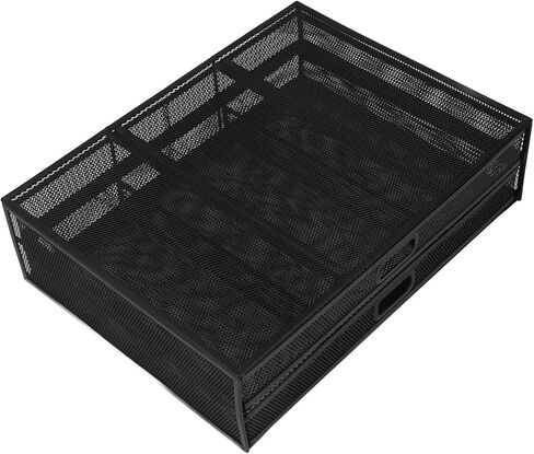 Monitor Stand Riser with Drawer Large Storage Space Anti Slip Rubber Pad Metal Mesh Monitor Riser for Office Household in Saudi Arabia