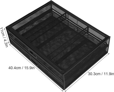 Monitor Stand Riser with Drawer Large Storage Space Anti Slip Rubber Pad Metal Mesh Monitor Riser for Office Household in Saudi Arabia