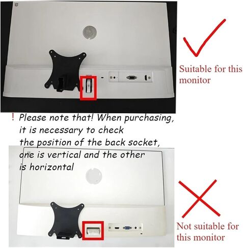 Monitor Stand，VESA Mount Adapter，Compatible for HP Monitors M27f M27fd M27fq M27fw M27fwa M32f 524sa 524sw 524sf 527sa 527sw 527sf 532sf in Saudi Arabia