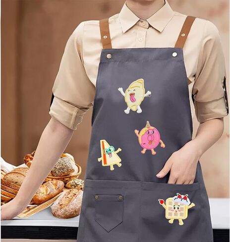 20 PCS Cute Food Iron on Patches – Embroidery Sew on Applique Patch for DIY Clothing, Backpacks, Tablecloths, menus (20PCS) in Saudi Arabia