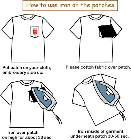 20 PCS Cute Food Iron on Patches – Embroidery Sew on Applique Patch for DIY Clothing, Backpacks, Tablecloths, menus (20PCS) in Saudi Arabia