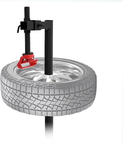 Universal Tire Changer Duck Head Kit for Wheels Up to 25in Fit for ATV, Yard & Lawn Equipment, Car and Light Truck Steel Tire Changing Tools Powder Coated Black+Red in Saudi Arabia