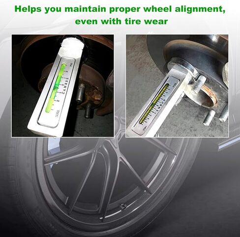 Sun Walker Adjustable Magnetic Gauge Tool, Auto Camber Castor Strut Alignment Tool with Magnetic Base, Wheel Alignment Gauge Tire Repair Tools for Car Truck RV, Car Accessories in Kuwait