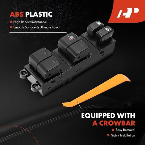 مفتاح نافذة الطاقة الرئيسي A-Premium متوافق مع Subaru Forester 2009-2010، Impreza 2008-2011، استبدال # 83071FG070 in Kuwait