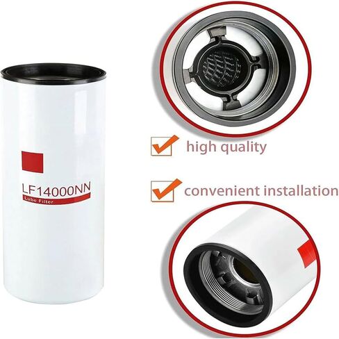 فلتر الزيت/التشحيم يناسب متوافق مع محركات الديزل Cummins ISX ISM QSX QSM QST X15 M11 LF14000NN المتوافقة مع LF9080 LF9001 LF14000NN P559000 BD7154 57746XD 4367100 in Kuwait
