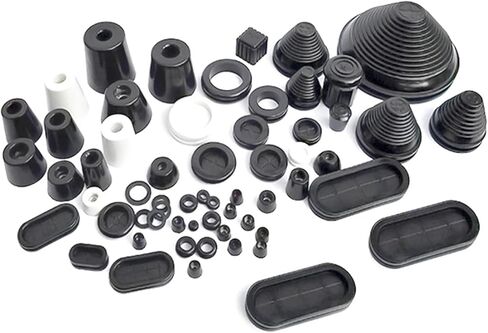 M2 M2.5 M3 M4 M5 M6 M8 M10 M12 M14 M16 M18 M20 M25 M32 Black Rubber Flat Washer Plane Spacer Insulation Seals Gasket(4x9mm 50pcs) in Saudi Arabia