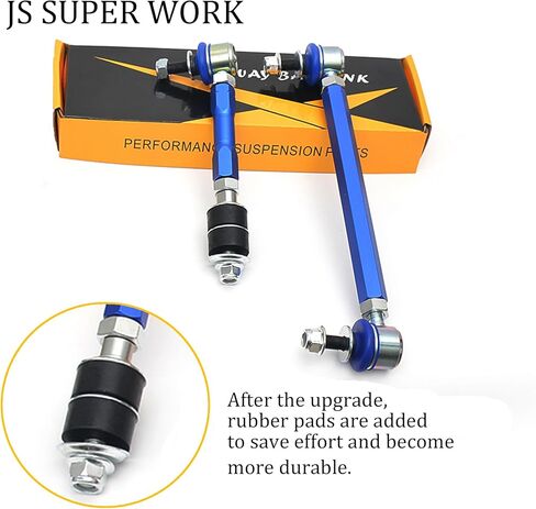 Rear Adjustable Anti-Roll Sway Bar Link Kits Fit for Nissan Patrol Y60 Y61 GR GU 1997-2010,Rear Stabilizer Bar Link Kit | Essential for Patrol Y60 Y61 GR GU Lift Modification in Saudi Arabia