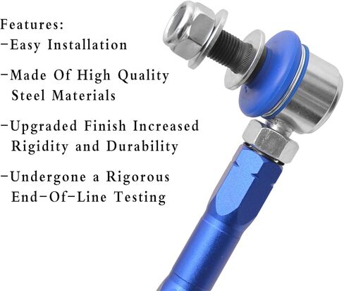 Rear Adjustable Anti-Roll Sway Bar Link Kits Fit for Nissan Patrol Y60 Y61 GR GU 1997-2010,Rear Stabilizer Bar Link Kit | Essential for Patrol Y60 Y61 GR GU Lift Modification in Saudi Arabia