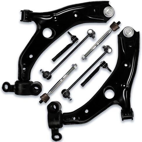 4Pcs Front Lower Control Arm Sway Bar End Link Suspension Kit for 2014–2018 Mazda 3 / Mazda 3 Sport – Replaces OE# RK623508, RK623509, K750751, K750752 in Saudi Arabia