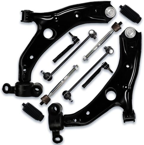 4 قطع من ذراع التحكم الأمامي السفلي Sway Bar End Link Suspension Kit لـ 2014-2018 Mazda 3 / Mazda 3 Sport - يستبدل OE# RK623508، RK623509، K750751، K750752 in Kuwait