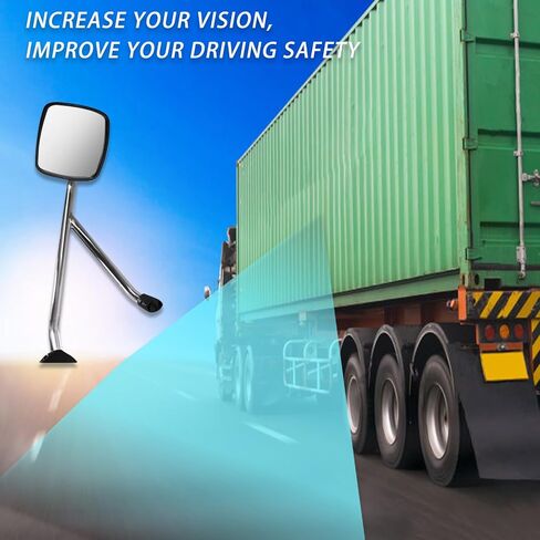Chrome Hood Mirror for 2002‑2019 International DuraStar Trucks, Right Passenger Side Complete Mirror Assembly in Saudi Arabia