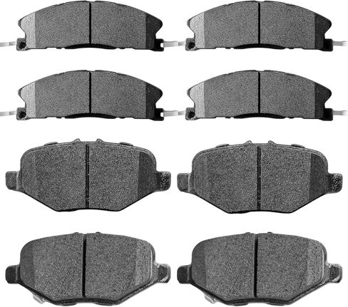 D1611 D1612 Front & Rear Brake Pads Fit For Ford Explorer,For Ford Flex,For Ford Police Interceptor Utility/Interceptor Sedan,For Ford Taurus,For Lincoln MKT/MKS in Saudi Arabia