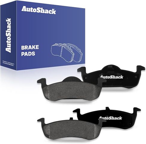 AutoShack Rear Ceramic Brake Pad Set for Ford & Lincoln, Expedition 2007-2017 Navigator 2007-2017 MKT 2013-2019, 4WD RWD AWD FWD L4 2.0L V6 3.5L 3.7L V8 5.4L in Kuwait