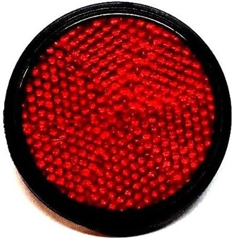 Red Safety Reflector Round 2.5 Inch For Motorcycles Electric And Gas Scooters in Saudi Arabia