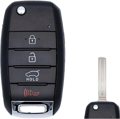 1x New Replacement Key Fob Remote Compatible with & Fit for 2013-2015 Kia Sorento - TQ8RKE-3F05 - MPN TQ8-RKE-3F05-02 Black in Kuwait