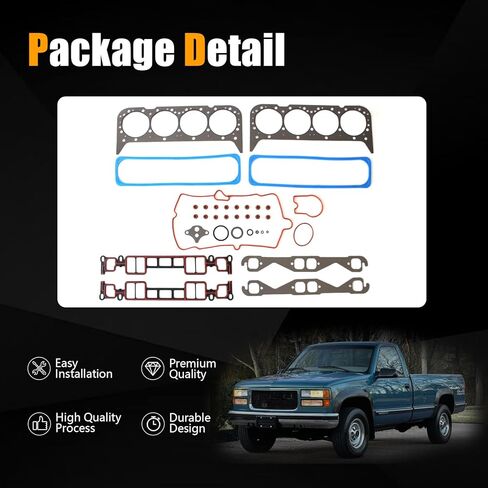 AUCERAMIC HS7733PT-16 Engine Cylinder Head Gasket Set Fit for 1996-2000 Chevy C1500 K1500 C2500 K2500 C3500 K3500 in Kuwait