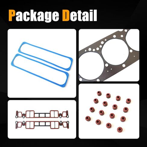 AUCERAMIC HS7733PT-16 Engine Cylinder Head Gasket Set Fit for 1996-2000 Chevy C1500 K1500 C2500 K2500 C3500 K3500 in Kuwait
