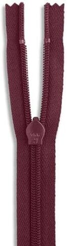 Invisible Nylon Coil Non-Separating Closed-End Zipper 18Inch Cranberry in Saudi Arabia