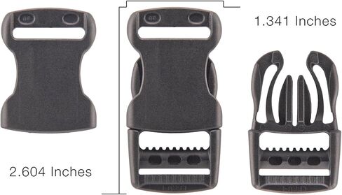 YKK 10-1 Inch Flat Side Release Plastic Buckles in Kuwait