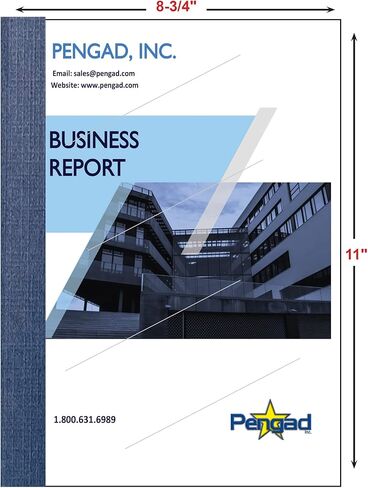 Letter Size Clear Front 2-Piece Report Cover with 3 Built-in Fasteners, 150 Sheet Capacity, Style A6LF Premium Dark Blue (10) in Saudi Arabia
