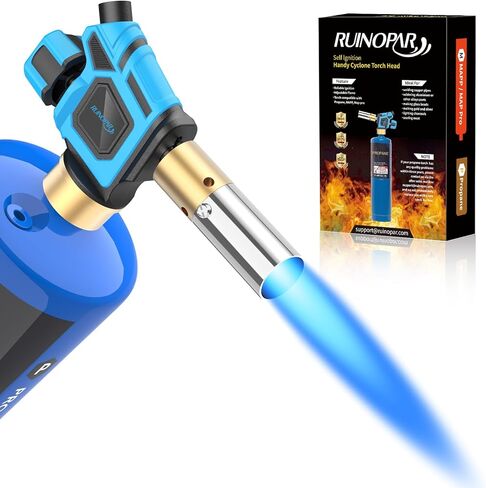 Propane Torch Head, Trigger Start Gas Torch, 5" Mapp Map Gas Torch Fuel by Propane MAPP Gas Cylinder for Brazing, Welding(Fuel Cylinder not included) in Saudi Arabia