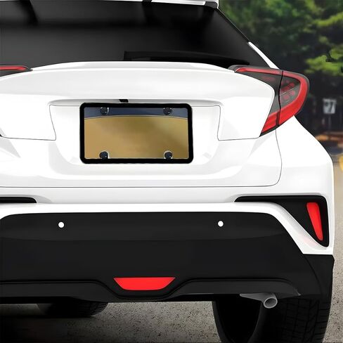 2PCS Car License Plate Protector, Rust-Proof Front Rear Vehicle Tag Plate Cover with Mounting Screws, Automotive Exterior Tags Protective Holder Frame, Universal for SUV RV Truck in Saudi Arabia