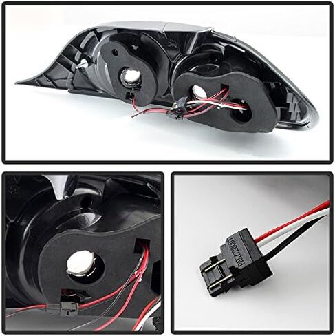 AKKON-For 2004-2008 مازدا RX-8 RX8 SE3P عدسة مدخنة مزدوجة LED فرامل مستديرة إشارة الذيل ضوء الجمعية L + R in Kuwait