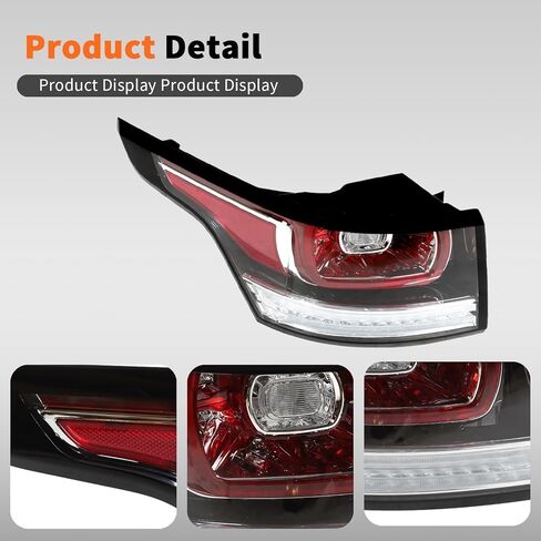Tail Light Assembly Left Side Compatible with Range Rover Sport 2014-2017 Driver Rear Brake Lamp Taillight LR061589 in Kuwait